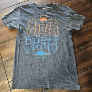 ROCKET LEAGUE | Boys Gray gaming ahort sleeve medium